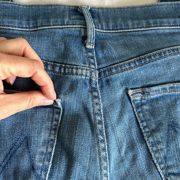 Mother the pixie dazzler ankle fray in wash beginners luck *flawed - Picture 13 of 16